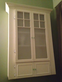 Www Nottooshabbynj Com Custom Cabinet Made With Vintage Doors