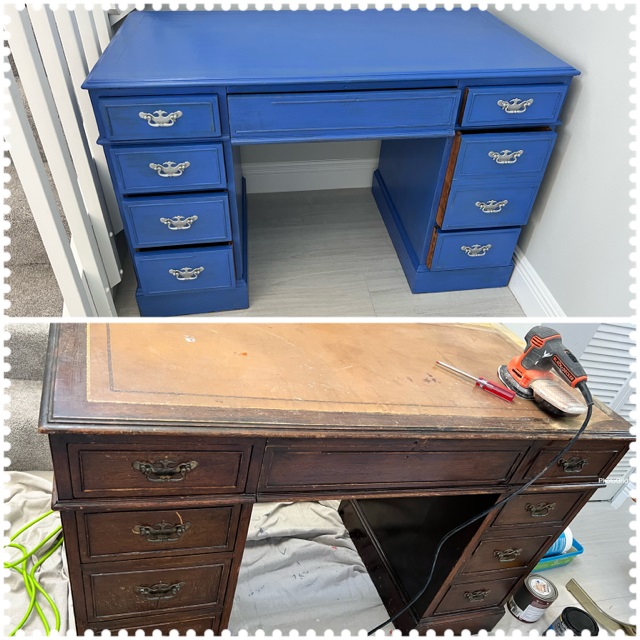 What to do with an OLD leather top desk???